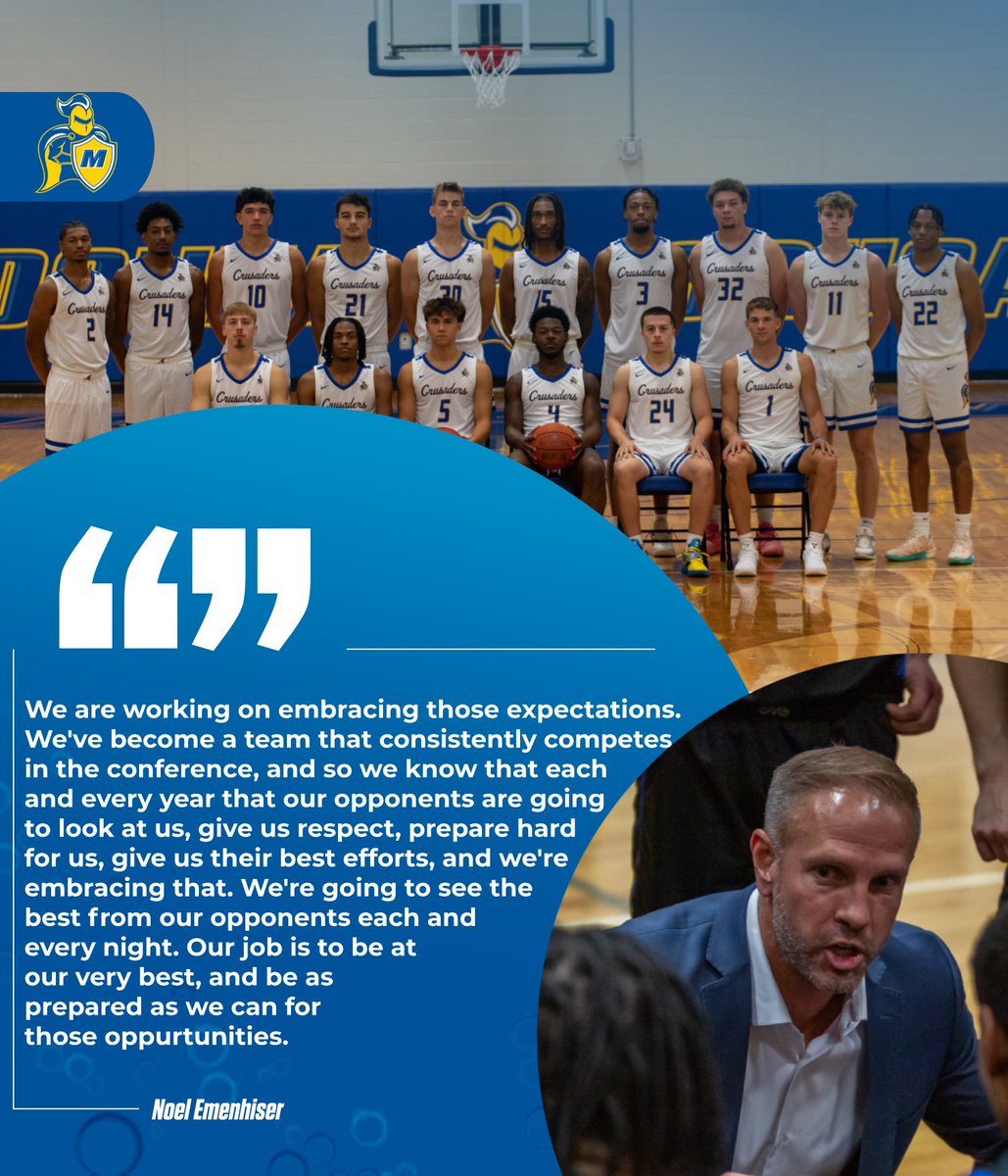 Check out the Preseason Interview for the 2025-26 season! 

📺: youtu.be/9q8NAunfh7I?si…

#CrusaderNation