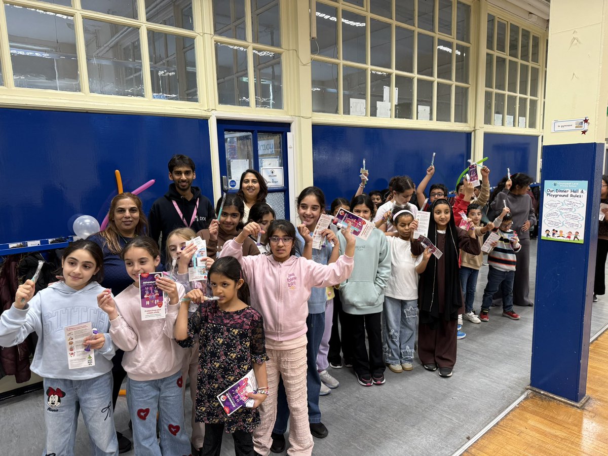 SurpriseRainbow's tweet photo. Thank you to ICARE DENTAL NURSES TRAINING ACADEMY for coming in and speaking to our children about oral hygiene. Great session and thank you for the free gifts. @MCRactiveHA, @ManCityCouncil, #HAF2025, #MCRHA https://t.co/zeB3c3ZyhT