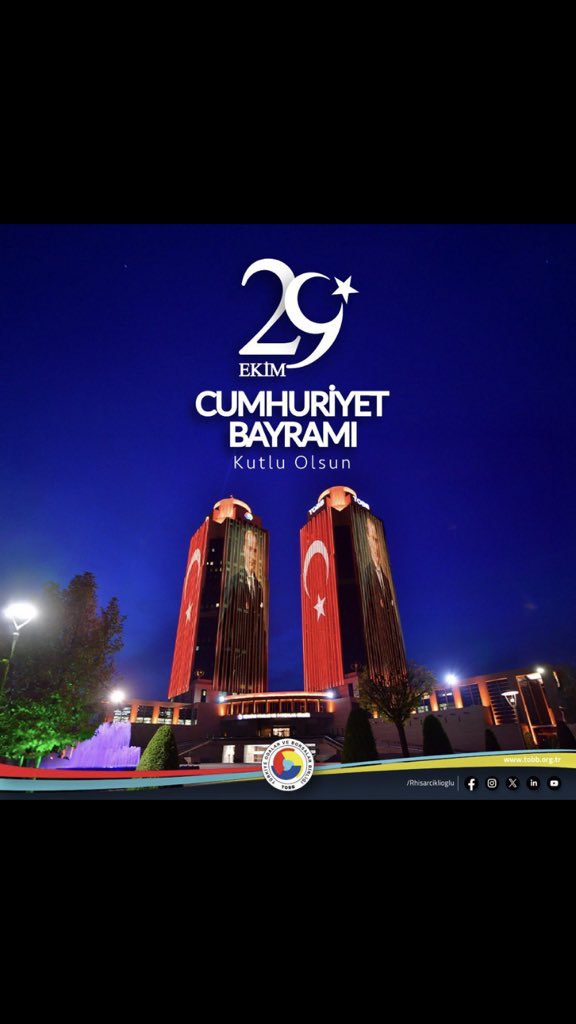 29 Ekim Cumhuriyet Bayramımız ve Cumhuriyetimizin 102. yılı kutlu olsun! 

Gazi Mustafa Kemal Atatürk ve silah arkadaşları başta olmak üzere tüm şehit ve gazilerimizi saygı ve minnetle anıyoruz.