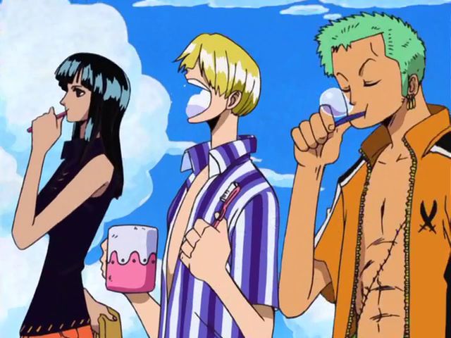 Them brushing their teeth at the same time is so wholesome... Just a little family moment!