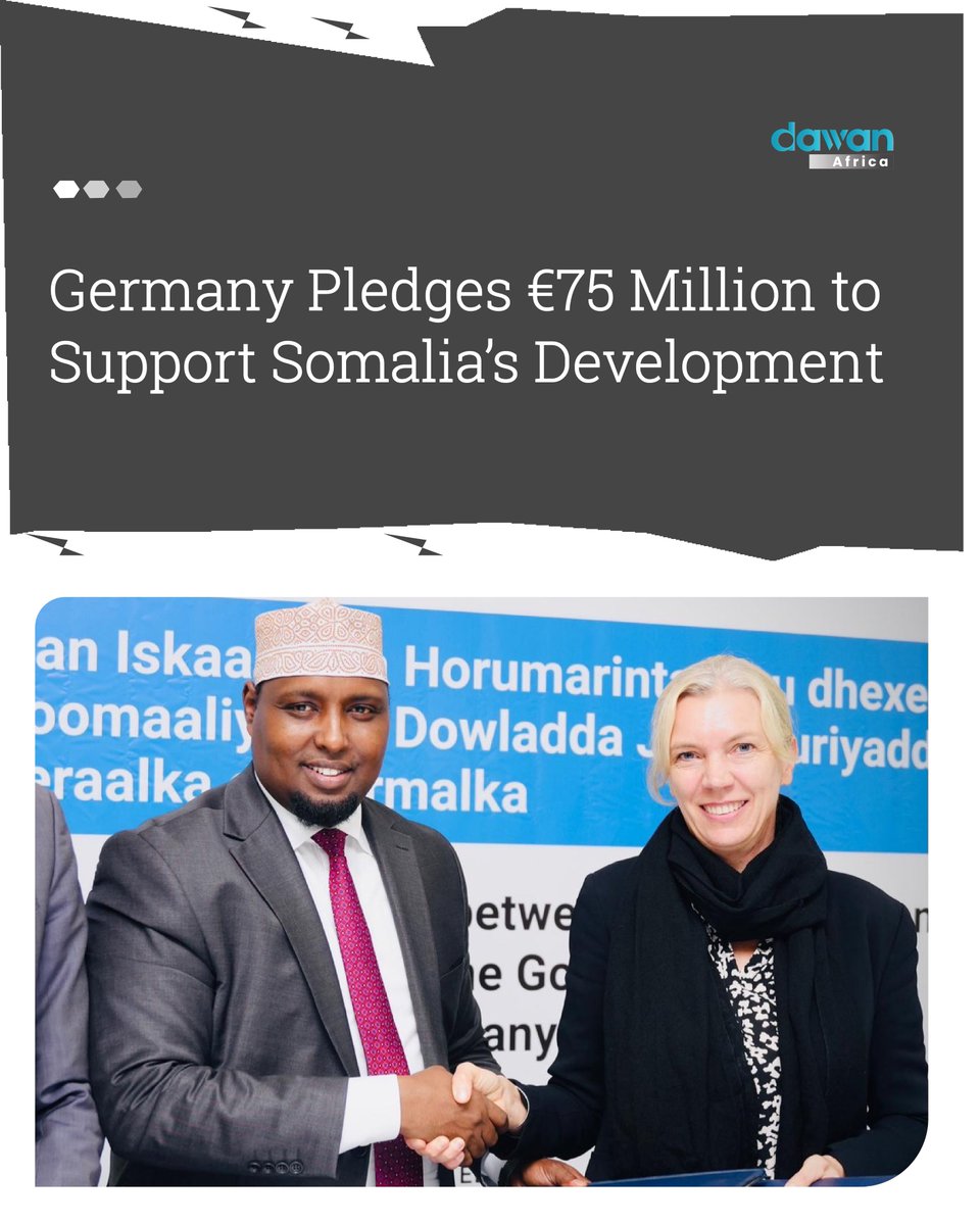 Germany Pledges €75 Million to Support Somalia’s Development .
Read more : shorturl.at/15NsA
#Somalia