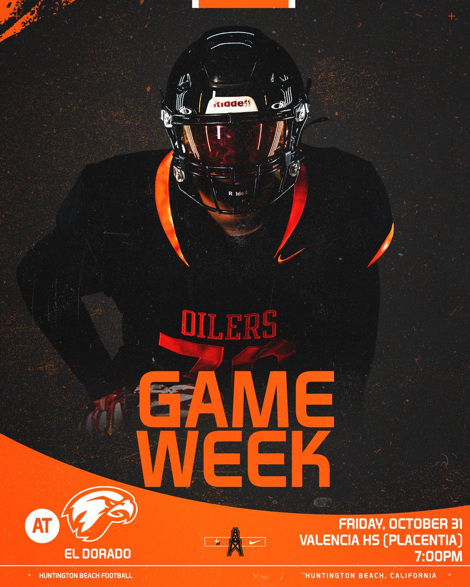 BOUNCE BACK WEEK IN THE REGULAR SEASON FINALE

🆚 El Dorado
🗓️ THIS FRIDAY 10/31
⌚️ 7PM
🏟️ Valencia HS
📊 hboilersfootball.com/sports/fball/2…
🎧 hbhsathletics.mixlr.com/events/4314376