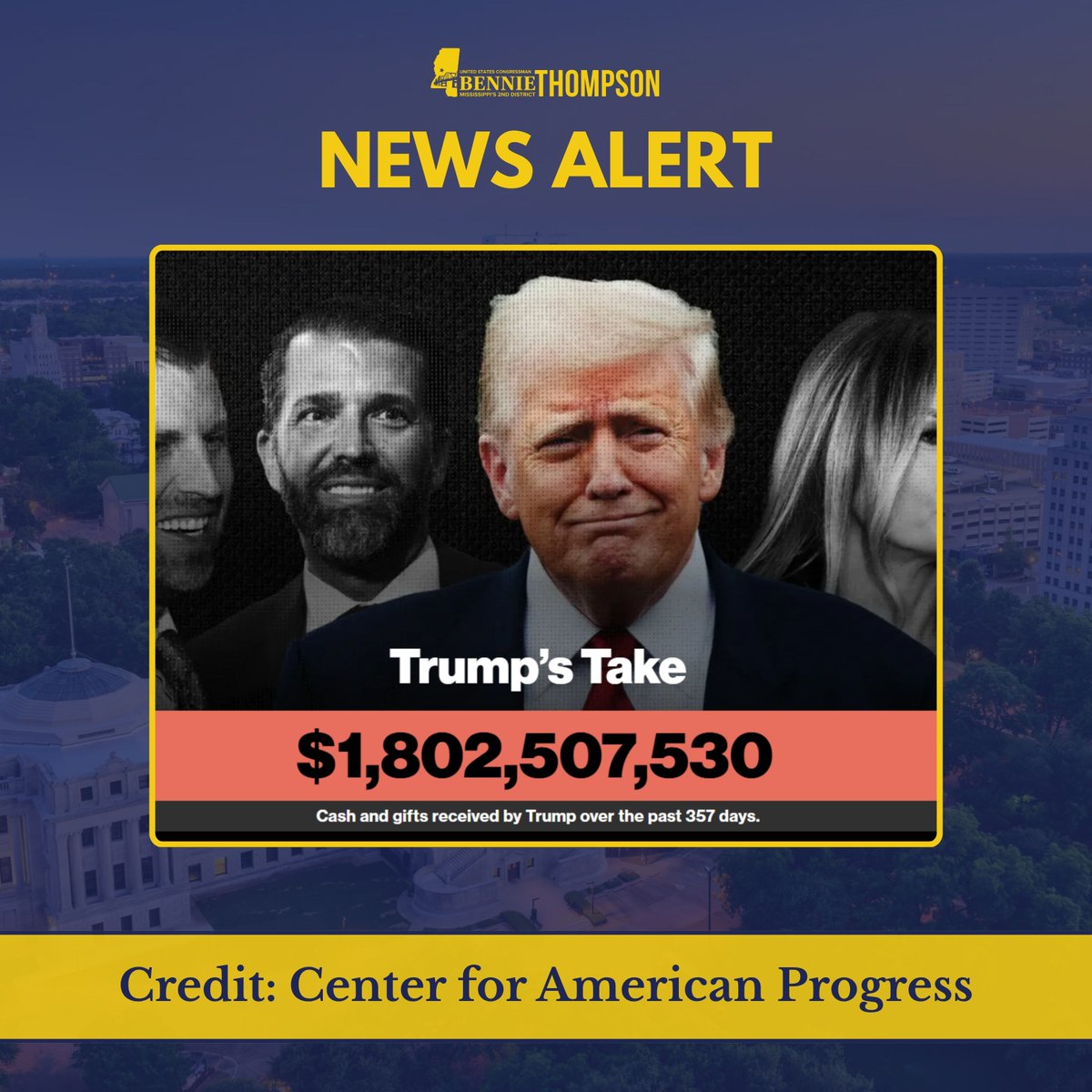 Trump has made a billion dollars and counting as the current president. No  president should use the Oval Office to line their own pockets. After Donald  Trump changed his stance on crypto,