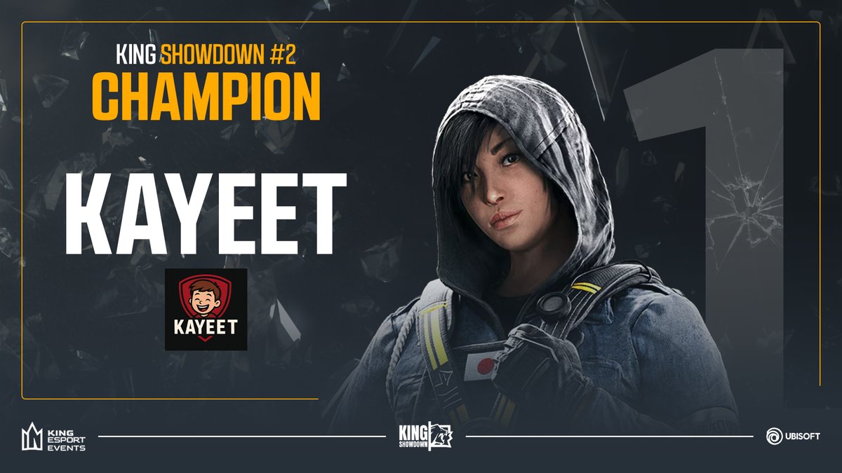 🏆 KAYEET are the winners of KING SHOWDOWN #2 

A flawless run that crowned them kings of the server!
<a href="/Aiven_R6/">aiven</a> <a href="/MengoR6/">Mengo</a> <a href="/shftR6/">Shift</a> <a href="/kubajzski/">/╲/╭(•‿•)╮/╱\</a> <a href="/Yukinaut/">Yukinaut</a> <a href="/BreezyMaybe/">Breezy 🍥</a> 

#KingShowdown #RainbowSixSiege #T2
