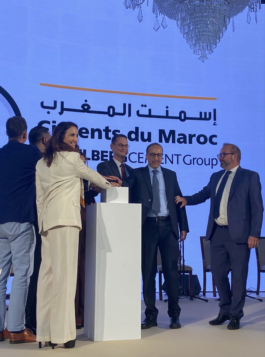 GER_in_Morocco's tweet photo. Félicitations 🎊 pour 75 ans dans la construction d‘un Maroc moderne et durable! #CimentsduMaroc est profondément enraciné dans toutes les régions du Royaume 🇲🇦 , et fait partie du groupe allemand 🇩🇪 @hd_materialsUK , leader mondial 🌍 dans les matériaux de construction. Mabrouk! https://t.co/4QlBt7xBts