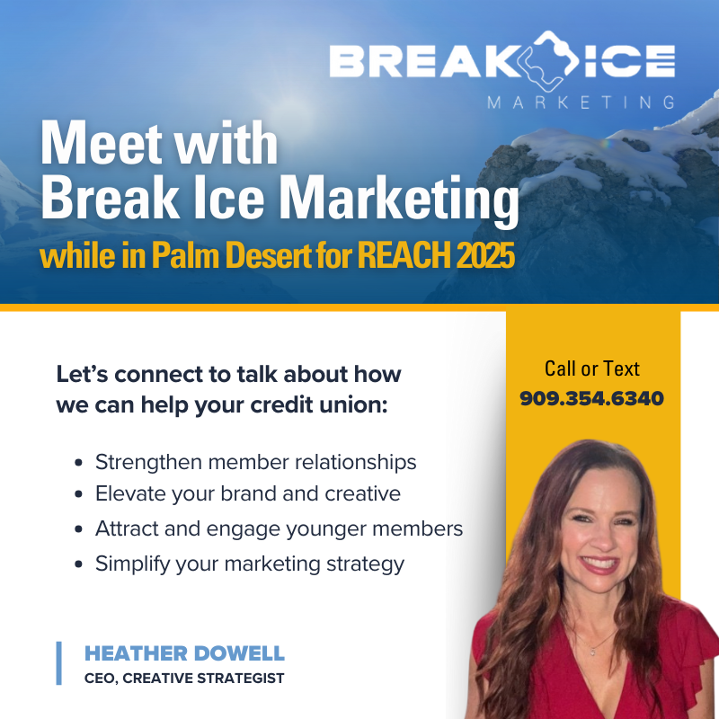Hdowellbreakice's tweet photo. Catch Break Ice Marketing in sunny Palm Beach while attending REACH 2025! ☀️
Let’s explore how we can boost your brand with smart strategies, inbound marketing, and full-service support that drives results. #marketing #REACH2025 #BreakIceMarketing #CreditUnionMarketing https://t.co/1StckKwypS