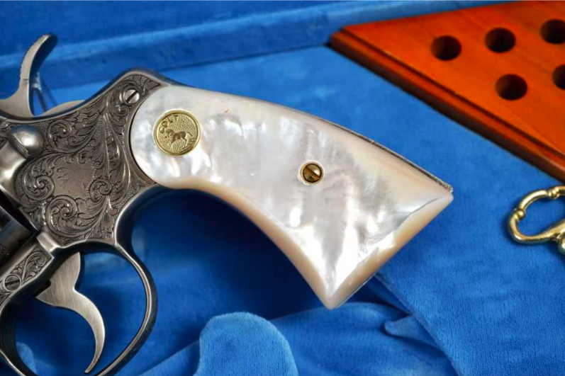 GunBroker's tweet image. 🔥Check out this Colt Python 2.5" Denise Thirion Master Engraved with MOP Grips.
See more pictures: bit.ly/47thP28
#Colt #ColtPython