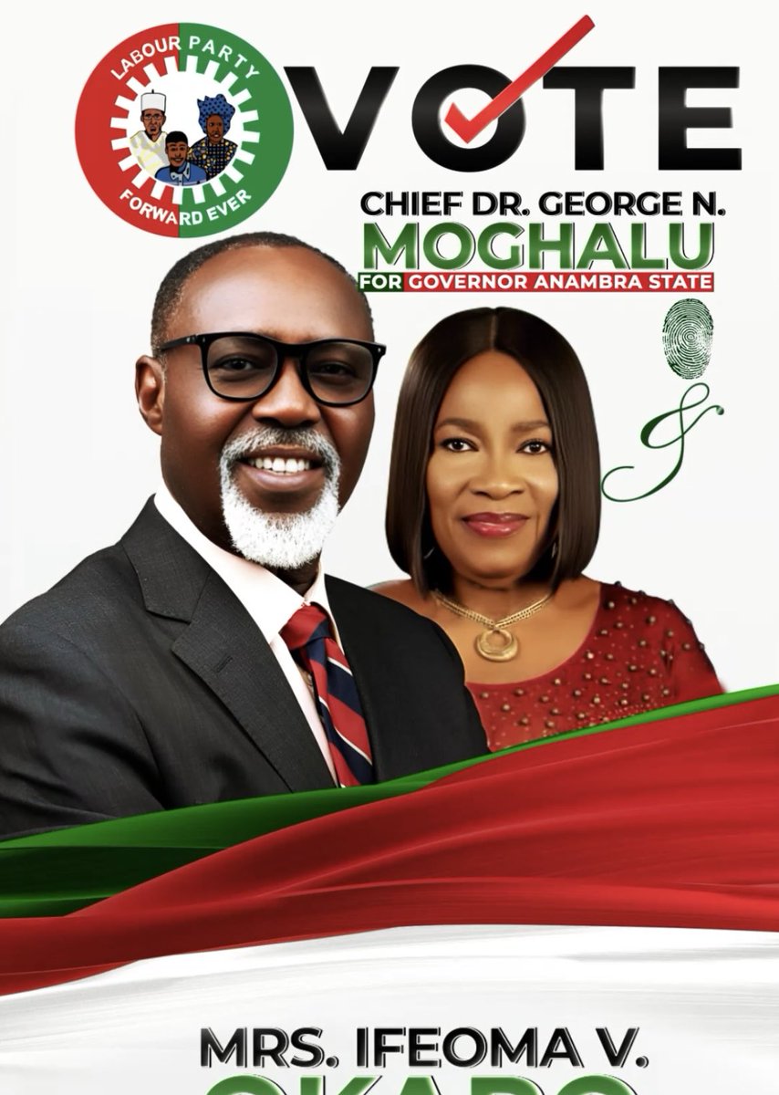 VivianRora's tweet image. Ndi Anambra Dr George muoghalu and Mrs Ifeoma must win. 

we can’t handle another four years of Soludos incompetent governance.

A Vote for labor party is a vote for development and change in Anambra state.