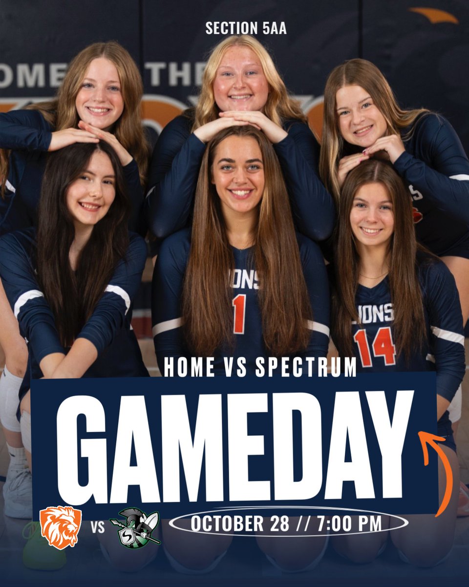 LCA_VB's tweet image. PLAYOFFS START TONIGHT!! Lions are home for their first Section match tonight vs Spectrum @ 7:00pm! Dress like Adam Sandler with baggy shorts and an oversized tee…top 3 outfits get a prize 🏆 Go Lions 💙🧡

⏱️: 7:00
📍: The DEN

Theme: ADAM SANDLER ⛳️🏒

#lcaroars