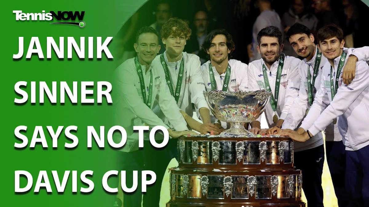 Sinner Says No to Davis Cup [video] buff.ly/qfaNr2i