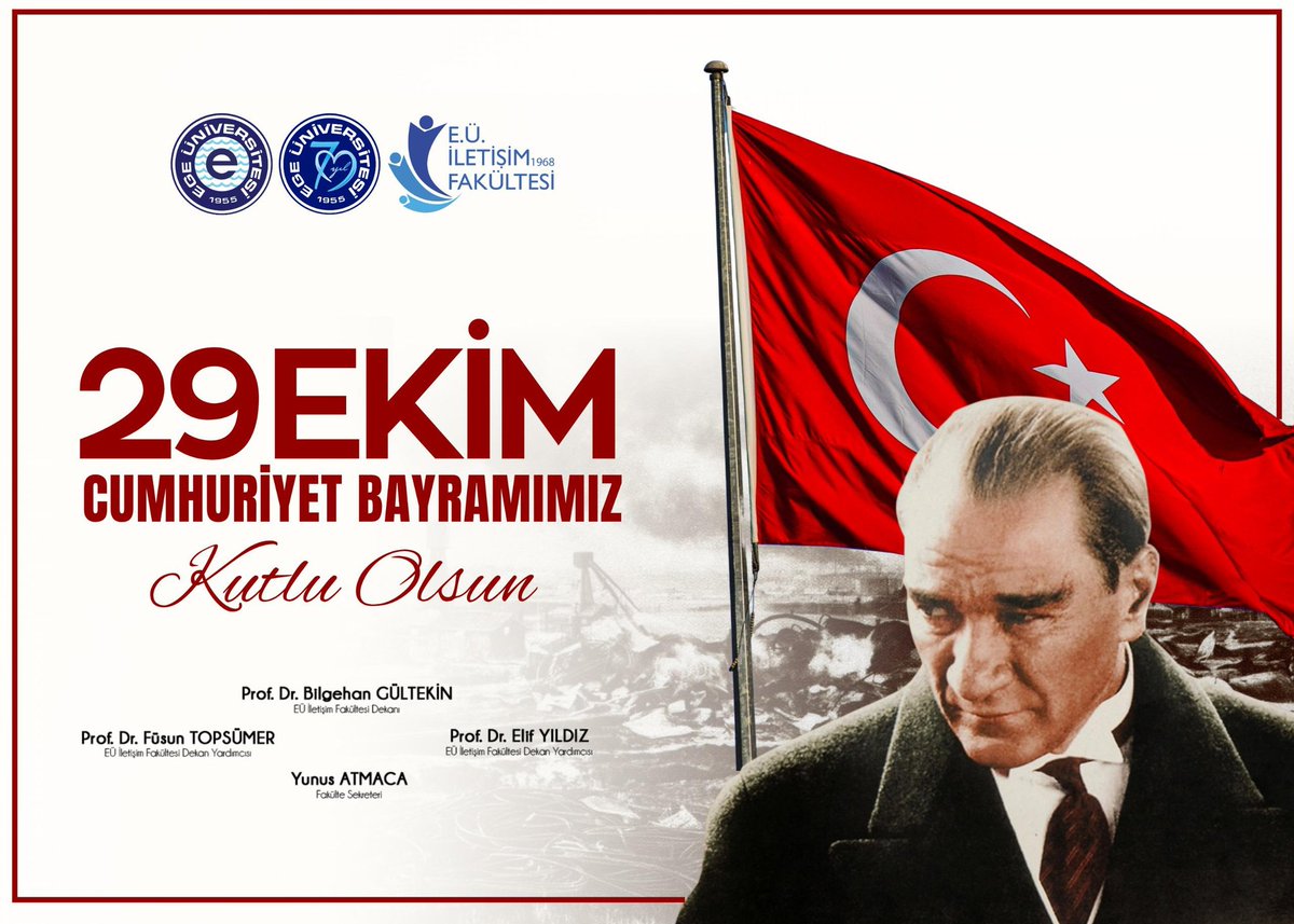 29 Ekim Cumhuriyet Bayramımız kutlu olsun.
#29Ekim
#Cumhuriyet102Yaşında 
#Cumhuriyet