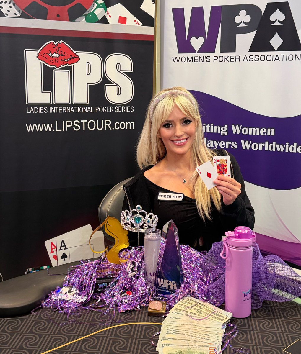 PokerMommaa's tweet image. Back-to-back wins this week! 🏆🏆
Took down the $350 WPF Ladies Championship at @palacepokertx . Fierce women, great structure, and amazing energy all weekend. 

I posted some action here for BSOP w/ more to come. ⬇️
pokerstake.com/staking/poker-…

#womeninpoker