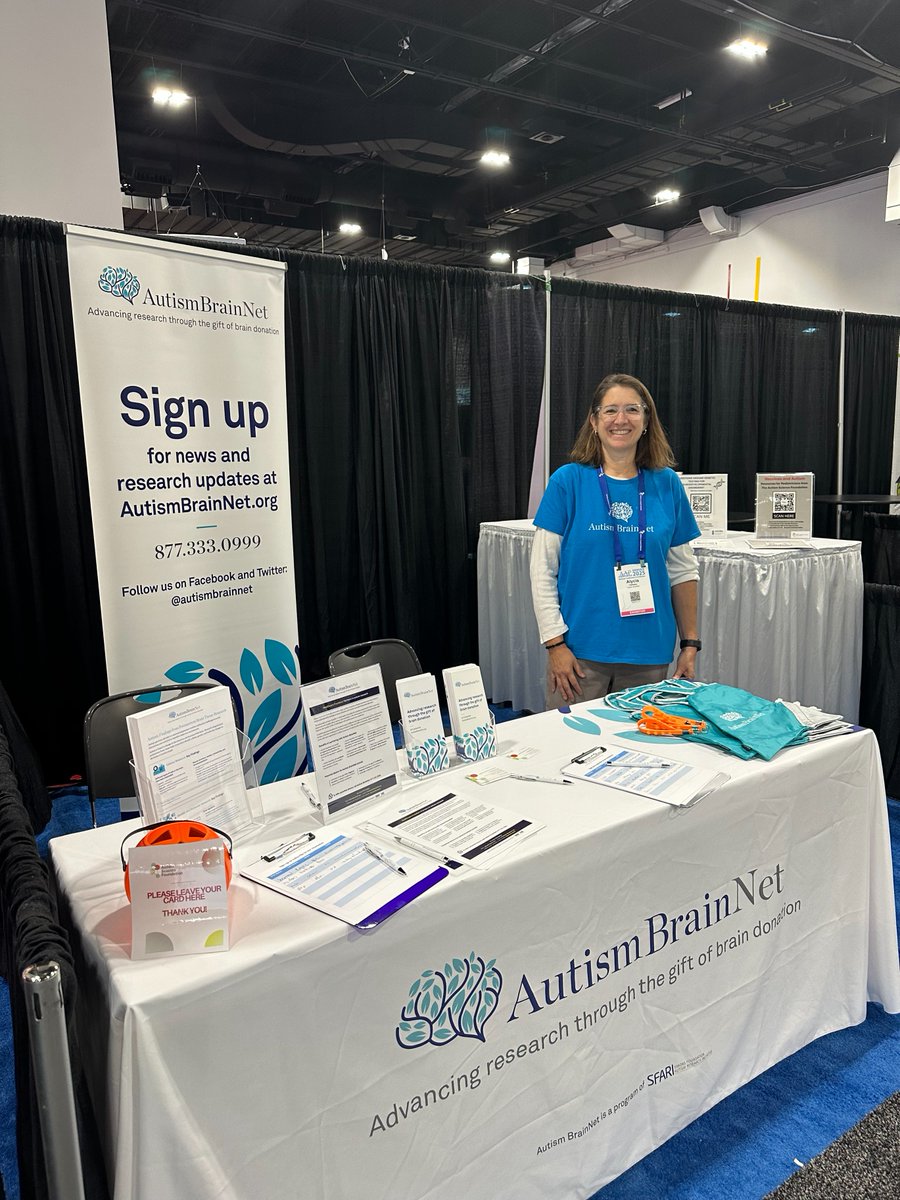 AutismBrainNet's tweet image. October has been an incredible month meeting families, providers, researchers and future collaborators at various conferences and community events across the country. Thank you to all who stopped by to say hello and learn more about Autism BrainNet. bit.ly/3YQH3UT