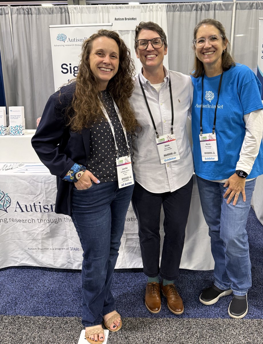 AutismBrainNet's tweet image. October has been an incredible month meeting families, providers, researchers and future collaborators at various conferences and community events across the country. Thank you to all who stopped by to say hello and learn more about Autism BrainNet. bit.ly/3YQH3UT