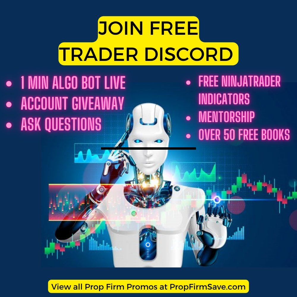 ProlongWealth's tweet image. Join over 7,000 traders in our Free Discord Channel discord.gg/prolongwealth

- Free livestream Algo
- Free account giveaways
- over 50 free books
- Free Ninjatrader Indicators

Apex Trader Funding | Bulenox | Take Profit | Day Traders |  Topstep | My Funded Futures
#apex…
