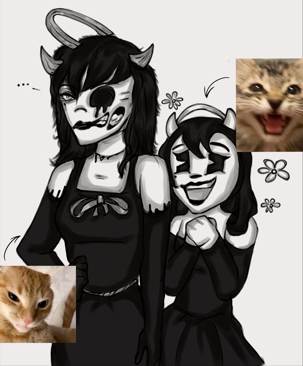 miller532242's tweet photo. A sketch of my mini-bros plush Alices
#Alice_angel
#Twisted_Alice
#plush
#Bendy_and_the_ink_machine https://t.co/uzIeb5SvwK