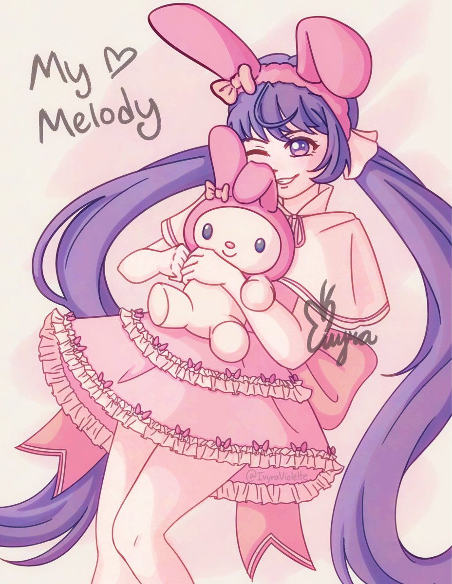 IvyraViolette's tweet photo. I love Sanrio!! And pink!!! And ruffles!!!!
So for day two, I’ve drawn Ivy dressed like My Melody! She’s my favorite character! 🩷💜
🎨 Ivyra :)
#ivyrart https://t.co/NkjKQKztWR