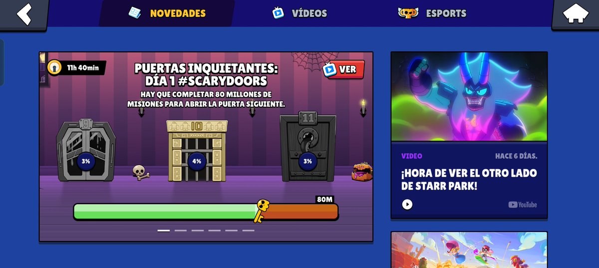Pos vote sin saber de que iba la cosa, típico en mí 😂 #scarydoors #BrawlStars