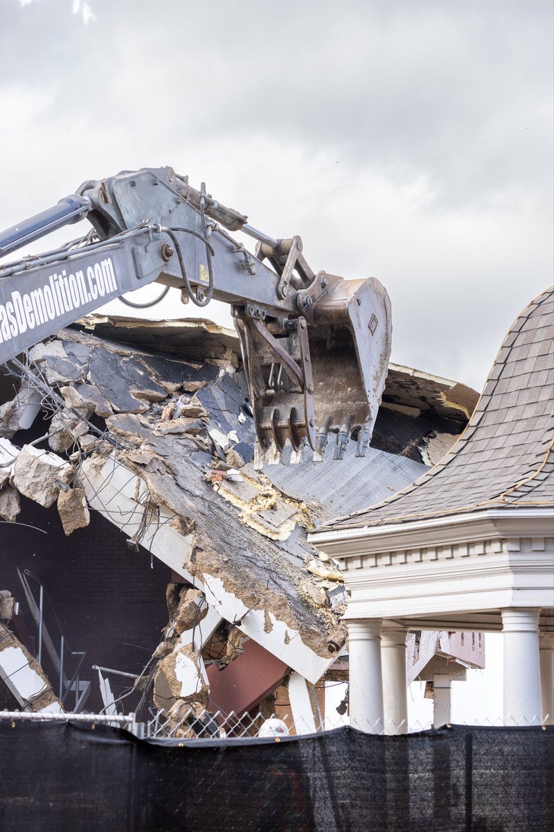 Exciting things are happening on University Hill! Today we began demolition on the Strickland building. We're excited for what this means for the future of DBU and the Carter School of Business.