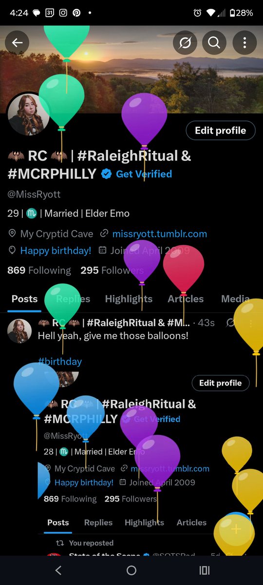 MissRyott's tweet image. Hell yeah, babes!

#birthday