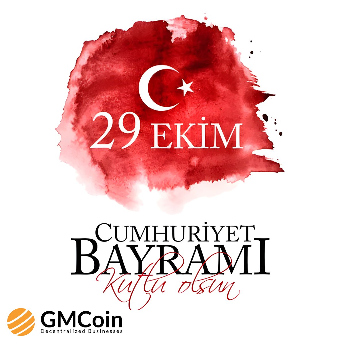 Cumhuriyet 102 yaşında 🇹🇷

Bağımsızlık Mustafa Kemal Atatürk'ün önderliğinde nasıl 1923’te kazanıldıysa, bugün de dijital ekonomide kendi değerimizi üretme zamanı.

Blokzincir çağında “bağımsız gelecek” idealiyle...

Yaşasın Cumhuriyet!

#GMCoin #CumhuriyetBayramı #29Ekim