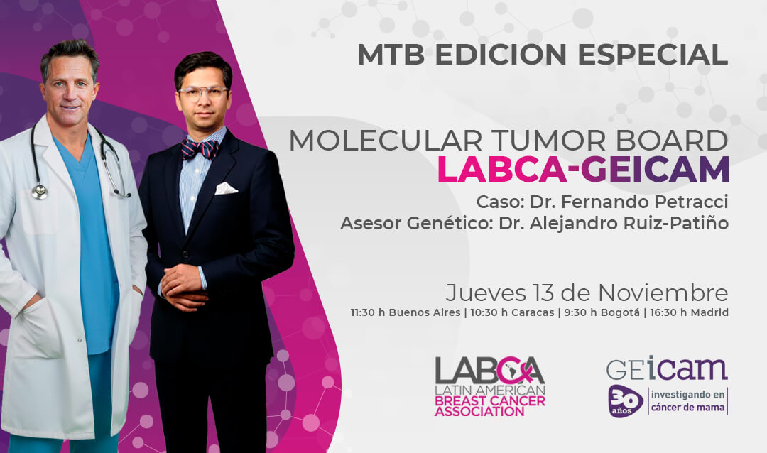 labca_ok's tweet photo. 🤝 #LABCA y #GEICAM se unen en una edición especial del Molecular Tumor Board para fortalecer la cooperación científica entre Latinoamérica y España.
🗓️ Jueves 13 de noviembre
🕒 11:30 h (ARG) | 16:30 h (ESP)
👩⚕️ F. Petracci | 🧬 A. Ruiz-Patiño
🔗 https://t.co/0u9NsyOgZy https://t.co/ihfZ4vjq5b