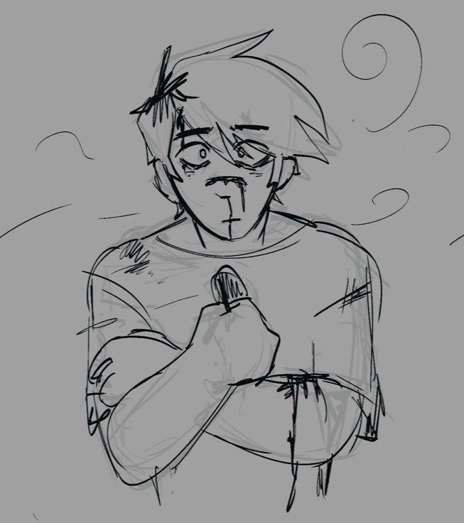 luna_mp3's tweet image. lil baby johndave #homestuck #johndave 4/6