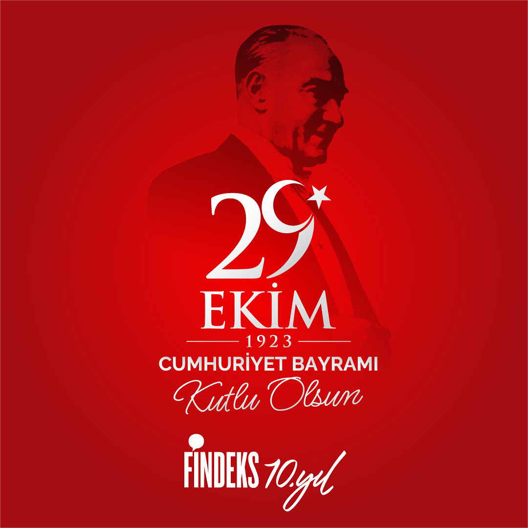 Findeks's tweet image. Cumhuriyetimizin 102. yılını gururla kutluyoruz.

Gazi Mustafa Kemal Atatürk’ün bizlere miras bıraktığı Cumhuriyet değerlerini, her gün daha ileriye taşımak için çalışmaya devam ediyoruz.