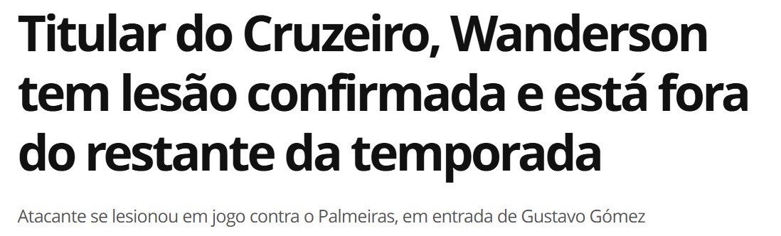 Olha o que o lance de só amarelo causou.
<a href="/CBF_Futebol/">brasil</a> <a href="/Cruzeiro/">Cruzeiro 🦊</a> <a href="/Palmeiras/">SE Palmeiras</a> 
Jogada clara de vermelho e o juiz covarde deu só amarelo, tem que ser banido do futebol.