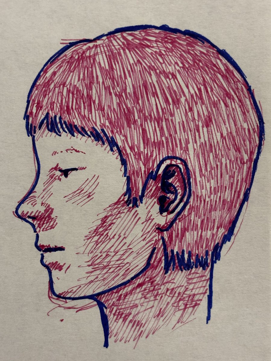 こんな髪型にしたいという絵