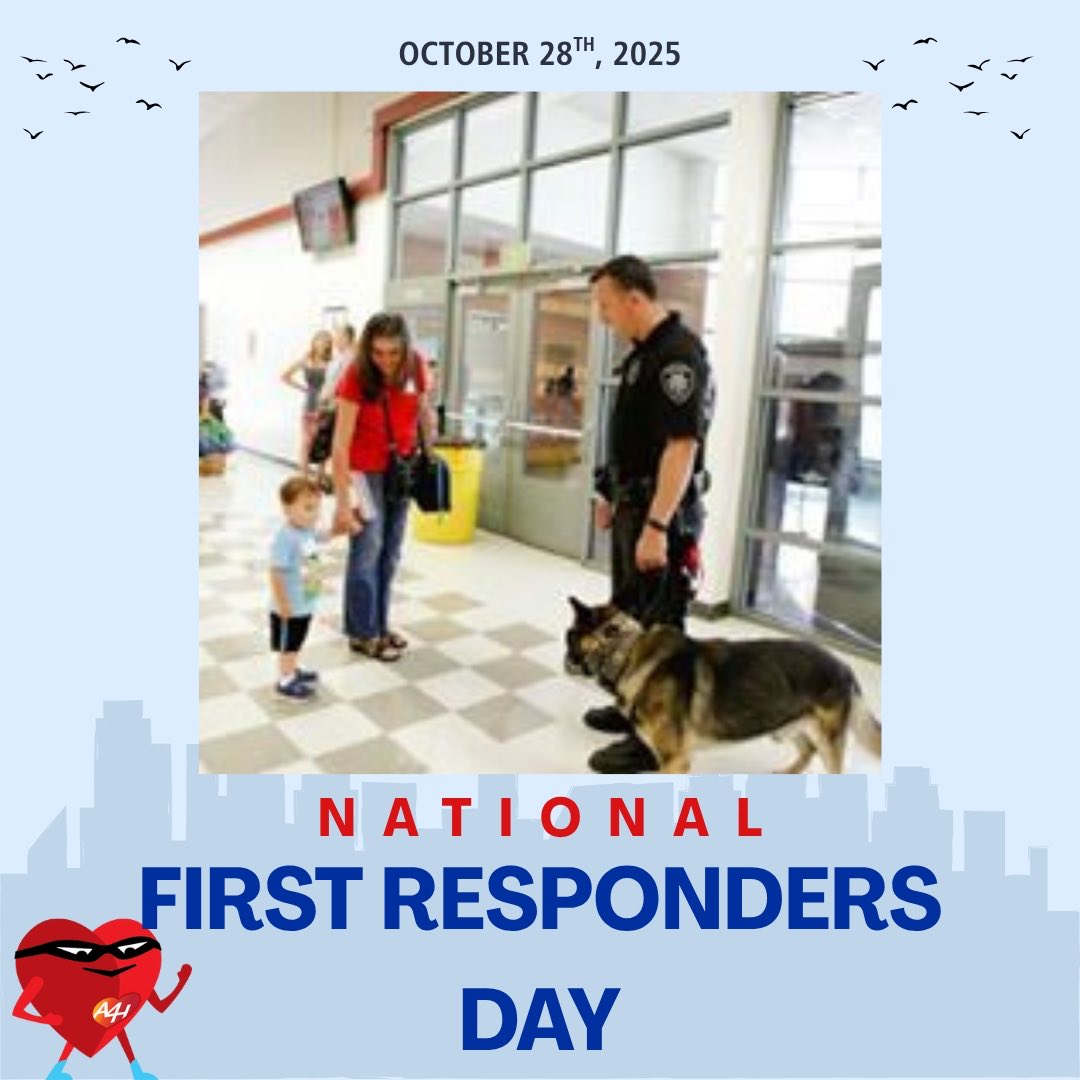 AngelsForHearts's tweet image. Today on First Responders Day, we thank those who protect and serve our communities every day. Many have also supported Angels for Hearts, inspiring heart kids with their kindness and bravery. 🚓🚒💖 #firstrespondersday #communityheroes #heartkids #angelsforhearts