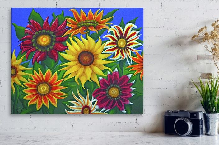 Sandi OReilly @sandioreilly My Painting Sunflowers Canvas &gt; Get Here:sandi-oreilly.pixels.com/featured/sunfl…

#sunflowers #foliage #floral #colorful #painting #acrylic on #canvas #design #homedecor #wallartforsale #prints &amp;on #products #BuyIntoArt 

See more #artwork Here:sandi-oreilly.pixels.com