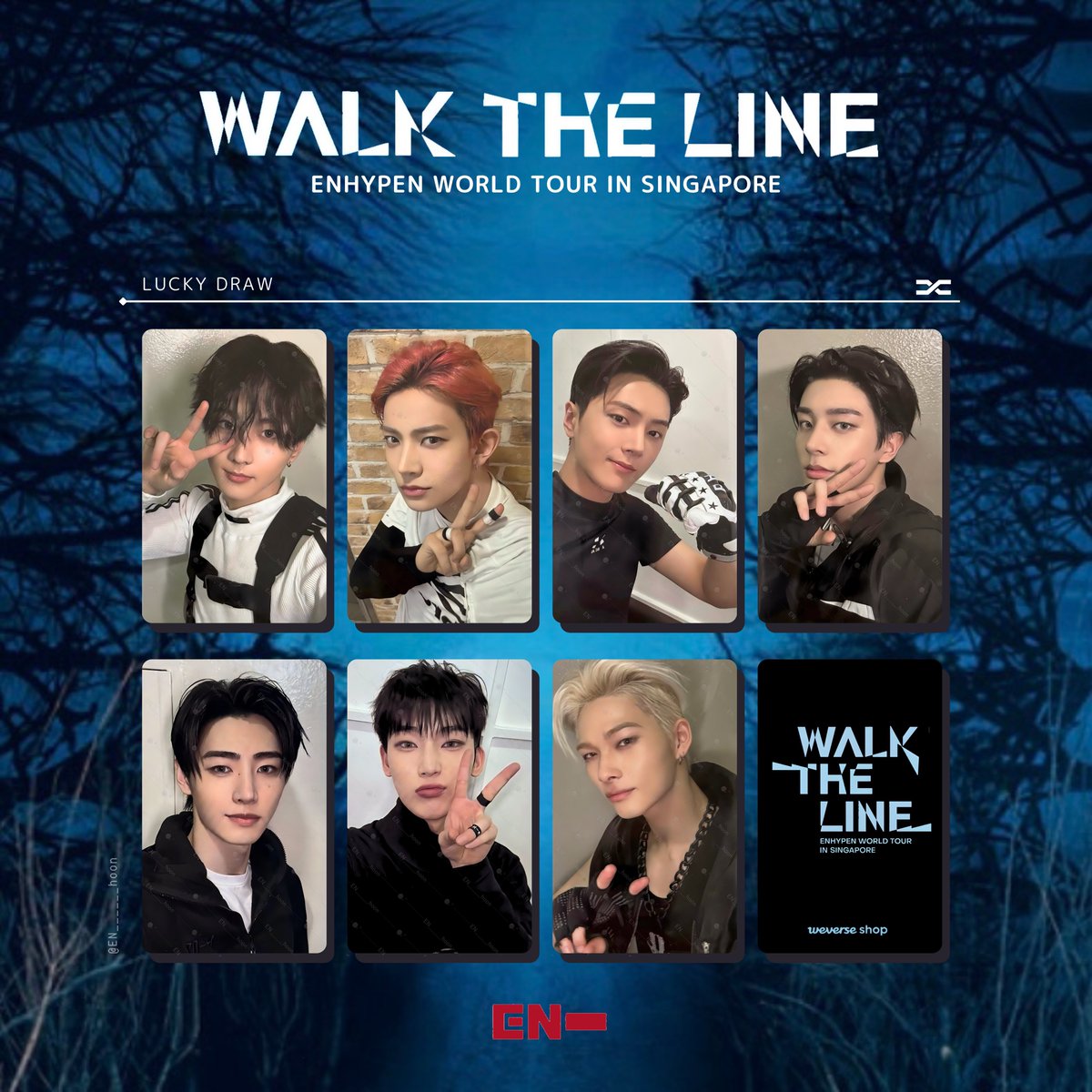 ソンフン ENHYPEN シンガポール限定 ラキドロ トレカ