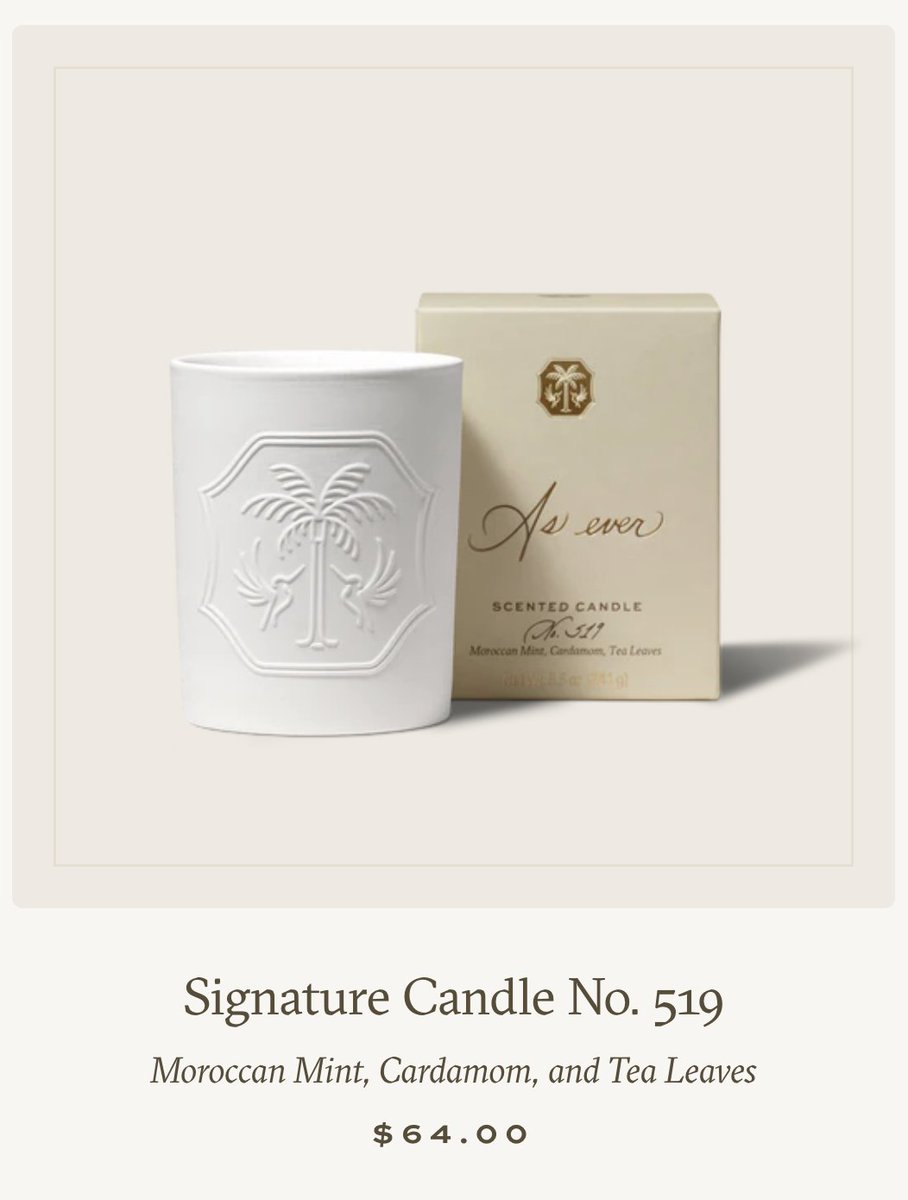 Seriously? $64 for a candle for Meghan's wedding anniversary and birthday? The candles are also given nothing but "signature numbers", .519 and .084. The price feels a bit disgustingly greedy, but there are those who are more than willing to waste their money on this mediocre