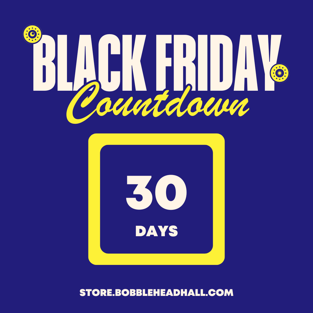 Let the countdown begin! Black Friday is 1 month away, which means one of our biggest sales of the year is happening soon. 👀