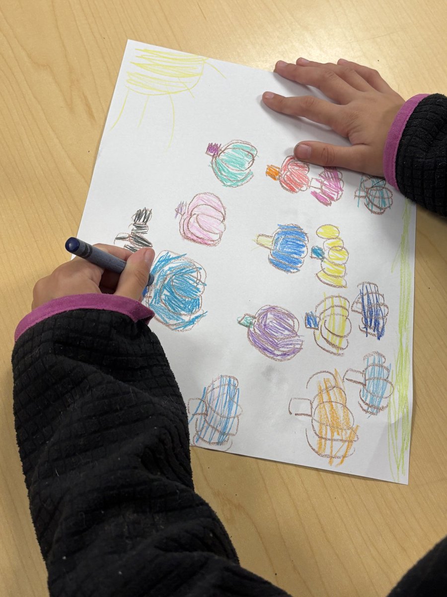 CUpton0's tweet photo. Students are studying Yayoi Kusama in art class! PreK-2nd are creating Kusama inspired pumpkin patches and 3rd-5th are creating detailed Kusama pumpkins. Each student also painted a grade level pumpkin for display.

@BurkeCoSchools @MVESbobcats
#ignitelearningbcps #allinBCPS https://t.co/KntNtyzTjD