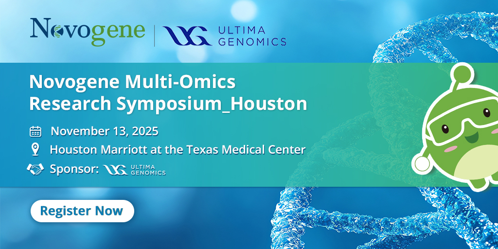 Science is coming to Houston!
Join us on Nov. 13 for the Novogene Multi-Omics Research Symposium — featuring expert speakers, cutting-edge research, and exciting raffle prizes!
📍 Houston Marriott at Texas Medical Center
👉 Save your seat: ow.ly/jR4250Xgt4f