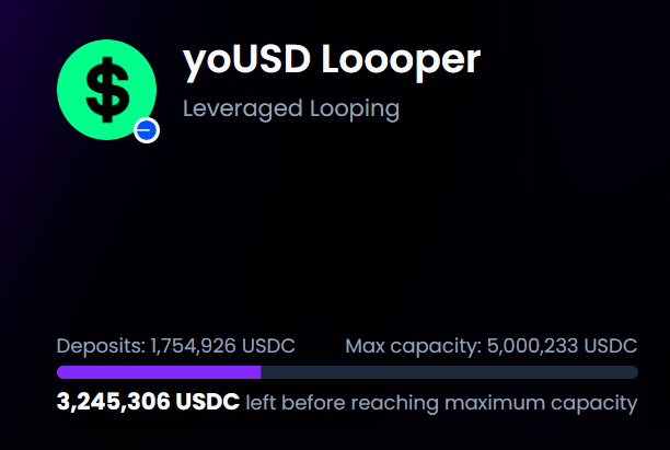 Let us raise a toast to <a href="/ClearstarLabs/">Clearstar Labs</a> who raised the cap once more for our <a href="/ipor_io/">Fusion (by IPOR)</a> yoUSD Loooper vault!

This vault's performance is a testament to demand:
→ $1.75 TVL fueled by our $7.5m Morpho market
→ 25% APY/7d
→ 6x YO points + 5x Fusion points

$5m now in effect.