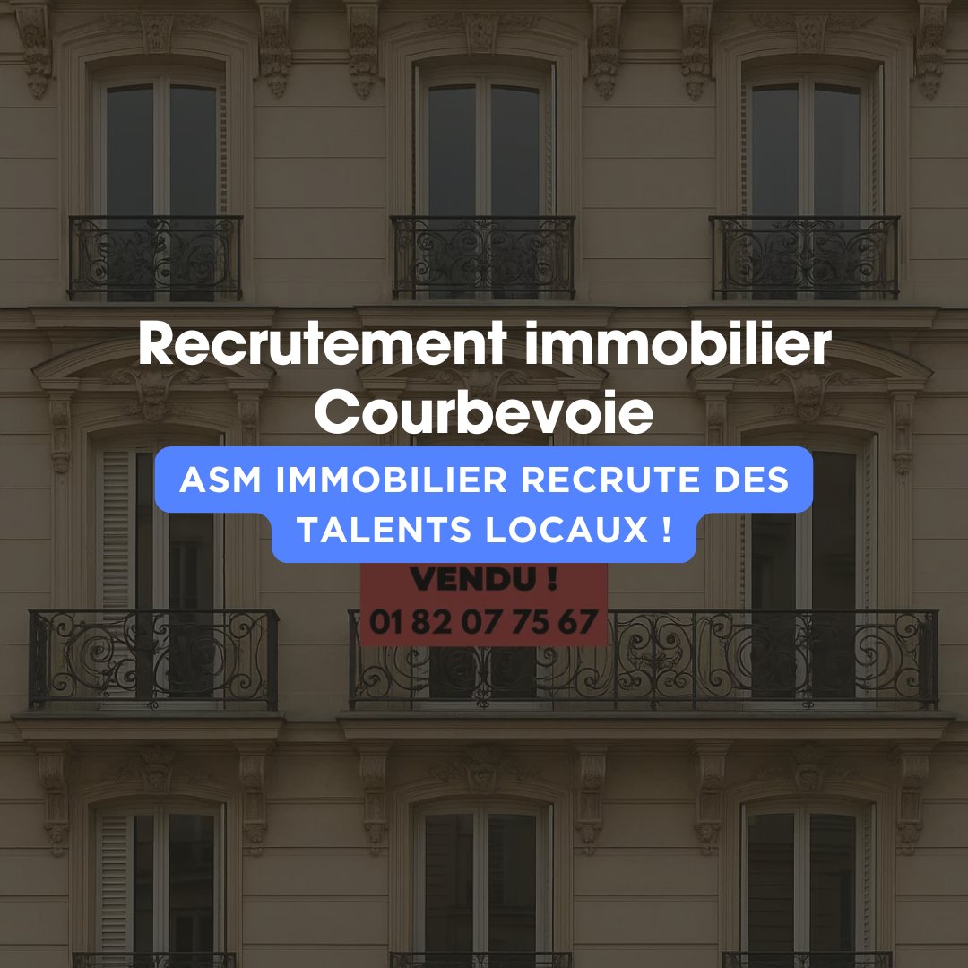 Agence immobilière Courbevoie : ASM immobilier tweet media