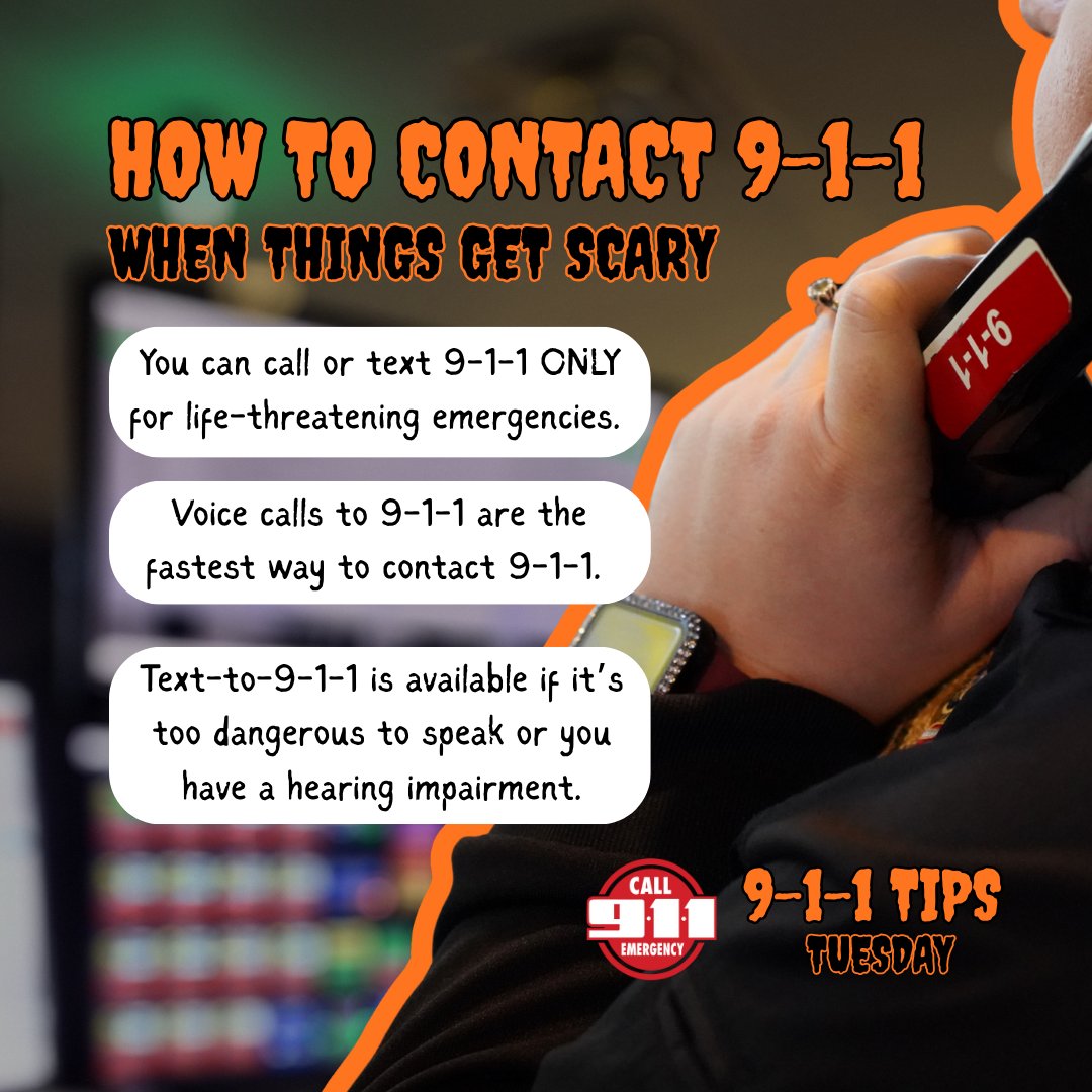 😱 In emergencies, call or text 9-1-1. Voice calls are fastest, but Text-to-9-1-1 is there if you can't speak. #EmergencyServices #TextTo911 #EmergencyPreparedness #StaySafe #GHC911