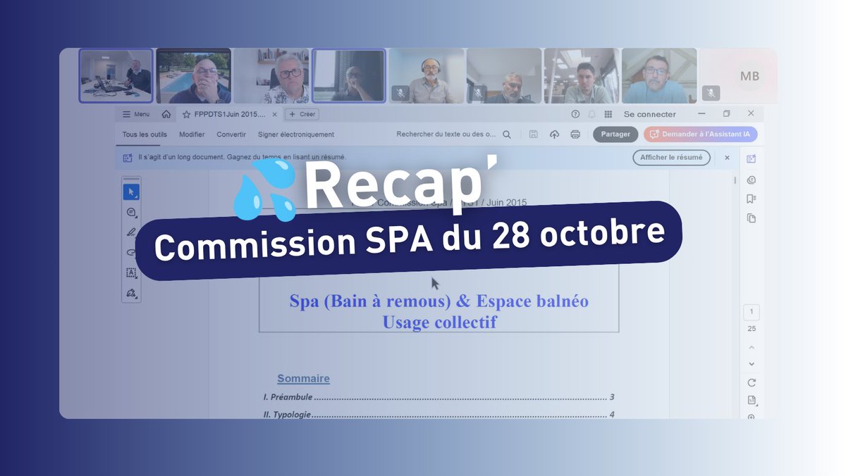 Fédération des Professionnels de la Piscine tweet media