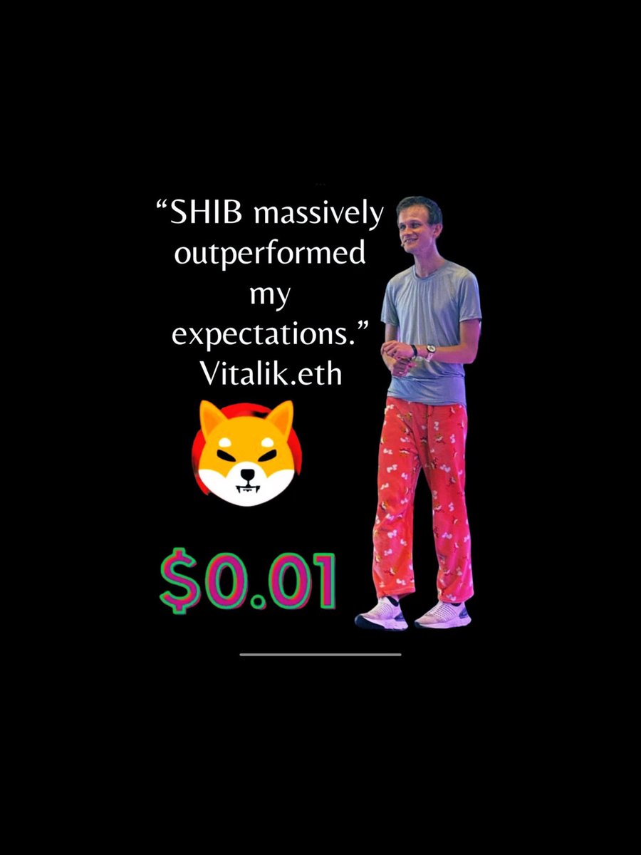 BezosCrypto's tweet image. Good Morning #SHIBARMY‼️

&quot;SHIB massively outperformed my expectations.&quot;
⁦@VitalikButerin⁩ 

#ShibaInu IS THE NEXT ETHEREUM #ETH 

$AMC $SNAP
#Bitcoin #BTC #BNB #HOGE #DOGE #BabyFloki ⁦@thebabyfloki⁩