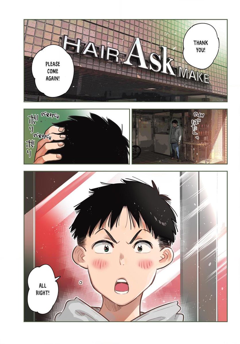 SantanaelChan's tweet photo. New RENT-A-GIRLFRIEND chapter today 

Komi got a haircut. He also tried applying to a job and got interviewed by AI. https://t.co/ngDY1AjYdy