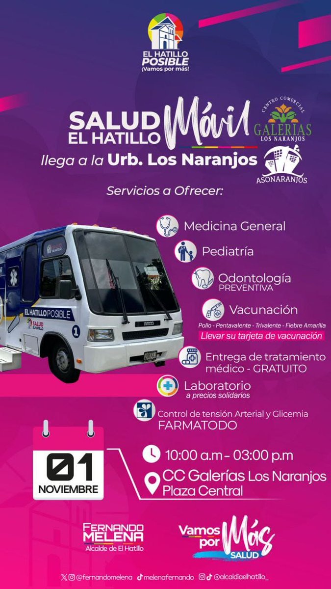 Salud Móvil llega a los Naranjos