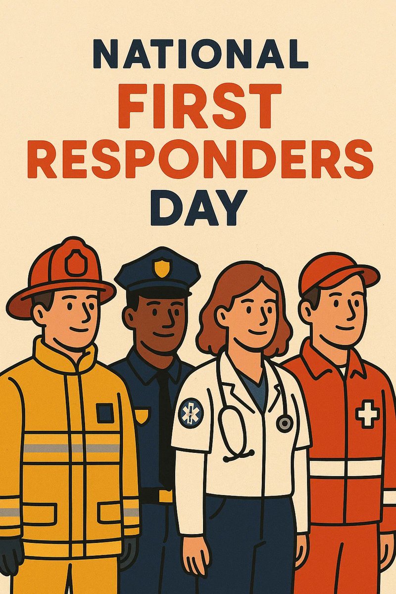 On National First Responders Day, we celebrate the bravery of those who show up when it matters most. But let’s also acknowledge the unseen toll it can take. Checking in on their mental health is just as important as honoring their service. 💙 #MentalHealthMatters