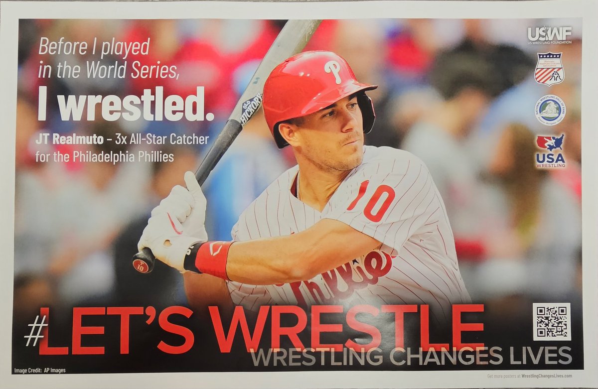 In the spirit of the World Series. Wrestling helps all people become better athletes. #Mindset #GRIT <a href="/GVineAthletics/">GHS Athletics</a>