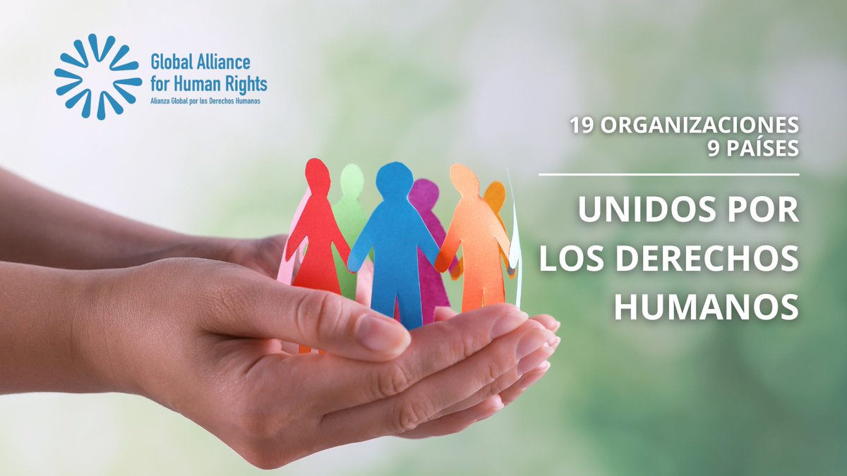 19 organizaciones de la sociedad civil de 9 países nos hemos unido para crear la GLOBAL ALLIANCE FOR HUMAN RIGHTS, una plataforma internacional dedicada a la promoción y defensa de los derechos humanos, con especial atención a las personas en situación de movilidad humana #DDHH