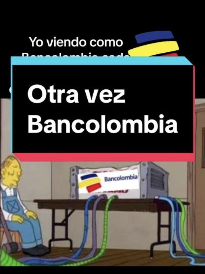 ALEXANDER (@alexanders_v) on Twitter photo Bancolombia les manda a decir que hoy también es un día difícil.😅
Otra vez aguantar hambre. Bancolombia les manda a decir que hoy también es un día difícil.😅
Otra vez aguantar hambre.