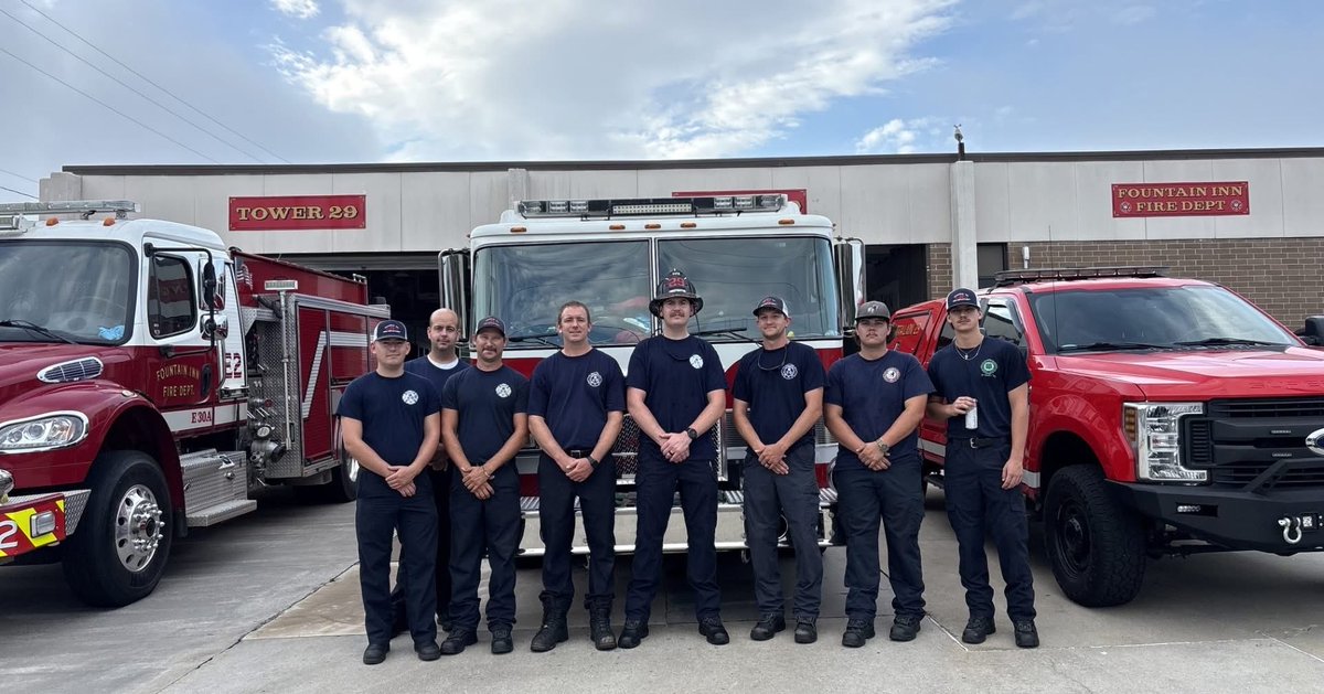 Today is National First Responders Day. We honor our Fountain Inn first responders who protect our community. Thank you for your bravery and your commitment. We are grateful for all you do!!