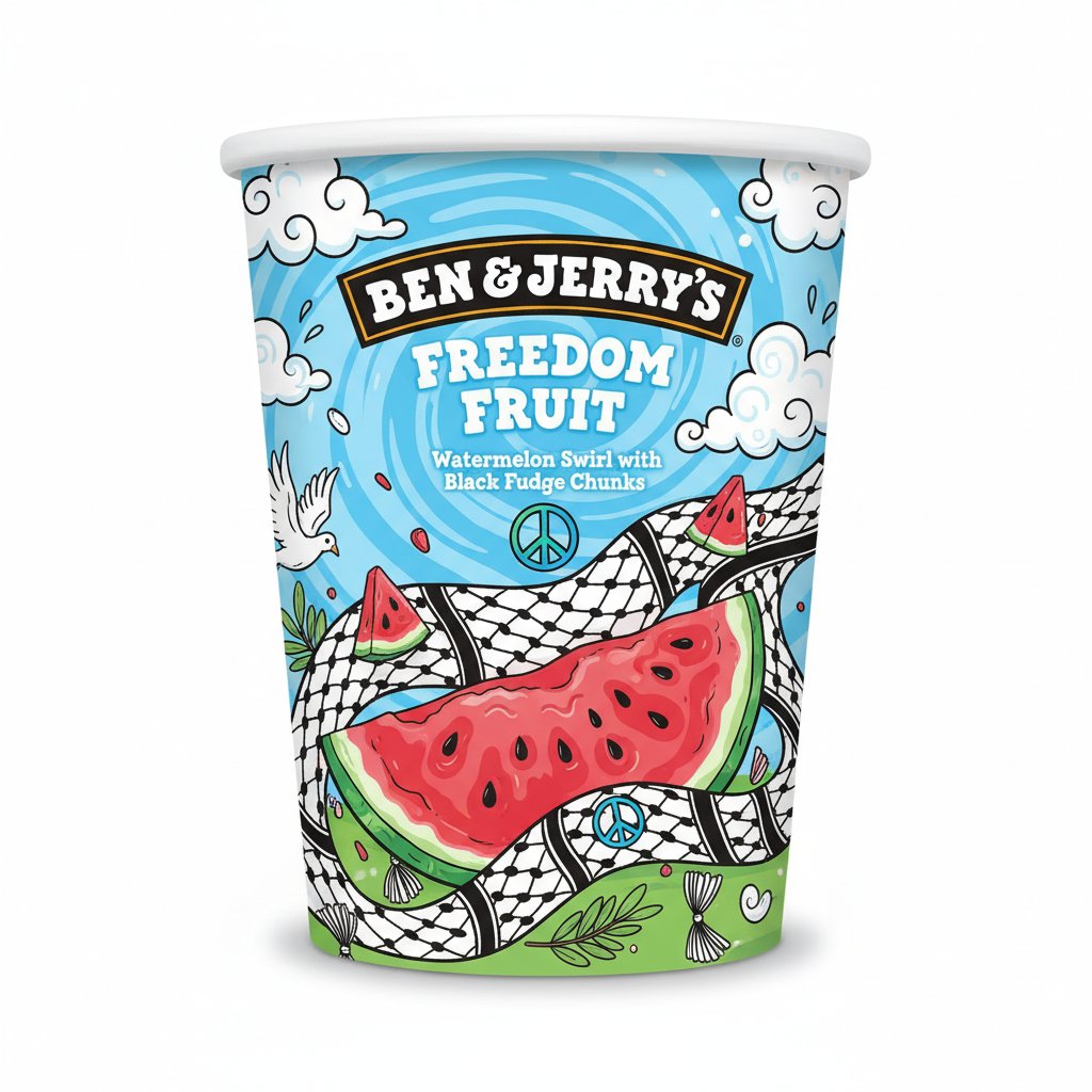 LordByrus's tweet photo. @YoBenCohen @MagnumGlobal FREEDOM FRUIT
#JusticeforPalestine https://t.co/zdeha7AeSb